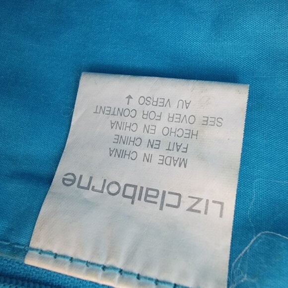 Liz Claiborne Multicolor Tan Cream‎ Crossbody Shoulder Purse Knitted  EUC - Picture 7 of 8